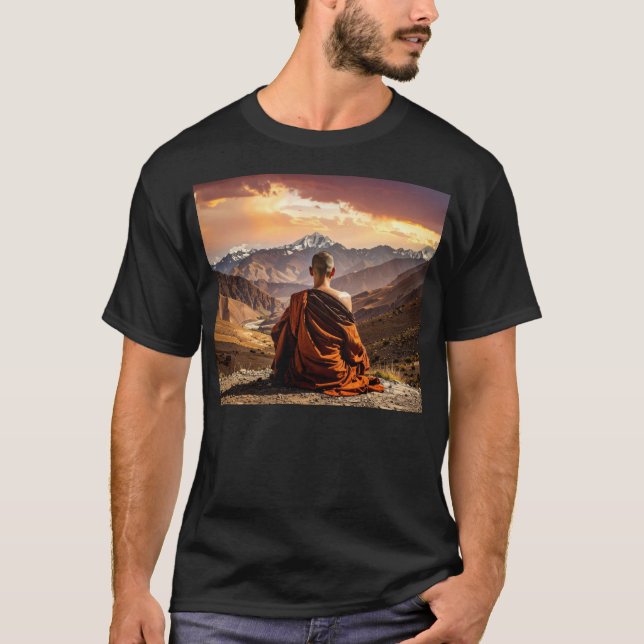 TIbet - Buddhism - Meditation T-Shirt (Front)