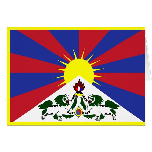 Tibet Flag (Front Horizontal)