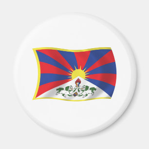 Tibet Flag Magnet