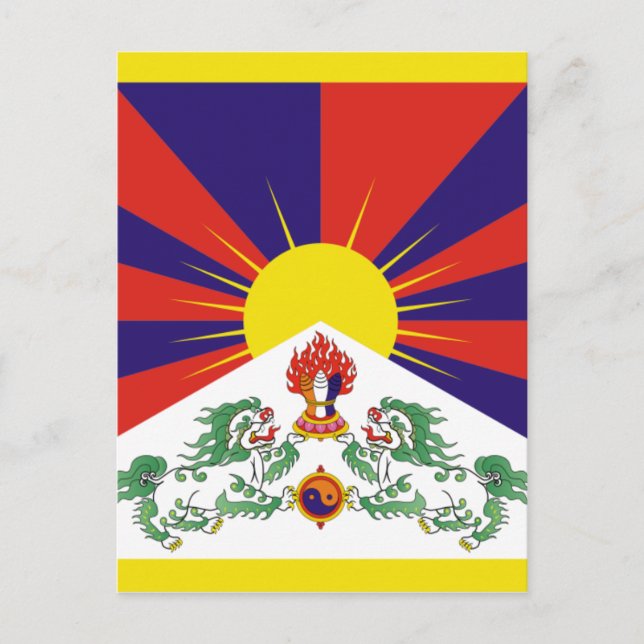 tibet flag postcard (Front)
