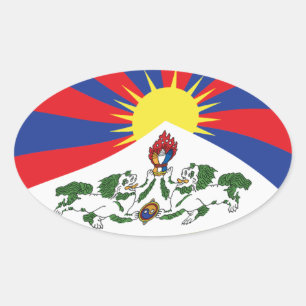 Tibet Flag Sticker