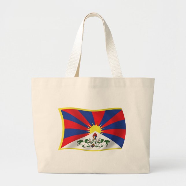 Tibet Flag Tote Bag (Front)