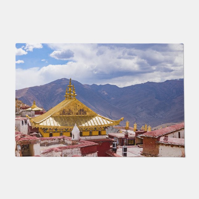 Tibet - Ganden Buddhist Monastery Doormat (Front)