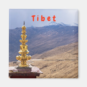 Tibet - Ganden Buddhist Monastery Magnet