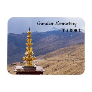 Tibet - Ganden Buddhist Monastery Magnet
