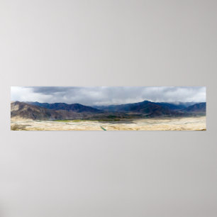 Tibet - Ganden Buddhist Monastery Poster