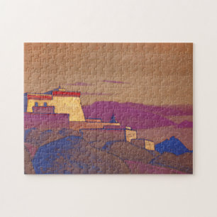 Tibet, Gelugpa Monastery by Nicholas Roerich Jigsaw Puzzle