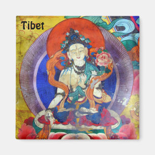 Tibet - Heruka Buddha, Ancient (Fridge Magnet) Magnet