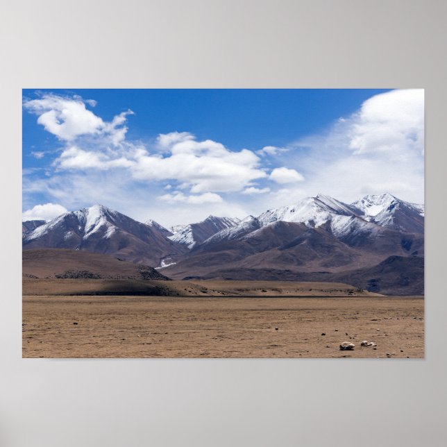 Tibet, Himalaya - Scenic Mountain landscape Poster (Front)