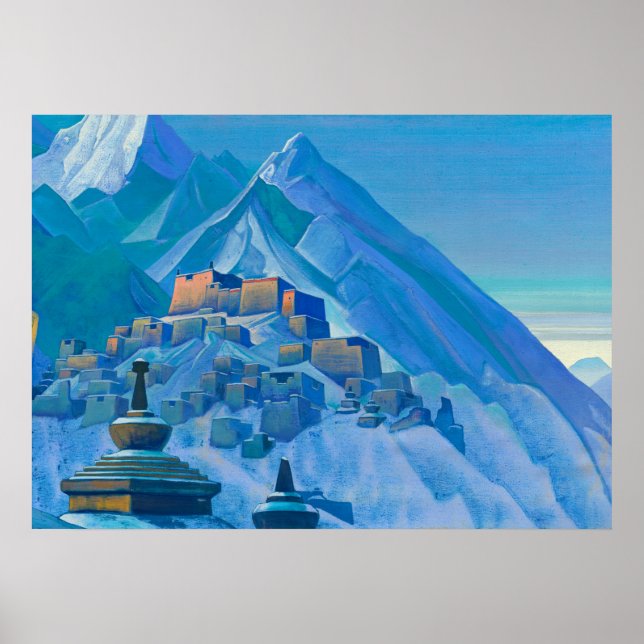 Tibet, Himalayas by Nicholas Roerich Poster (Front)