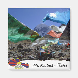 Tibet, Kailash - Holly Mountain, The Himalayas Magnet