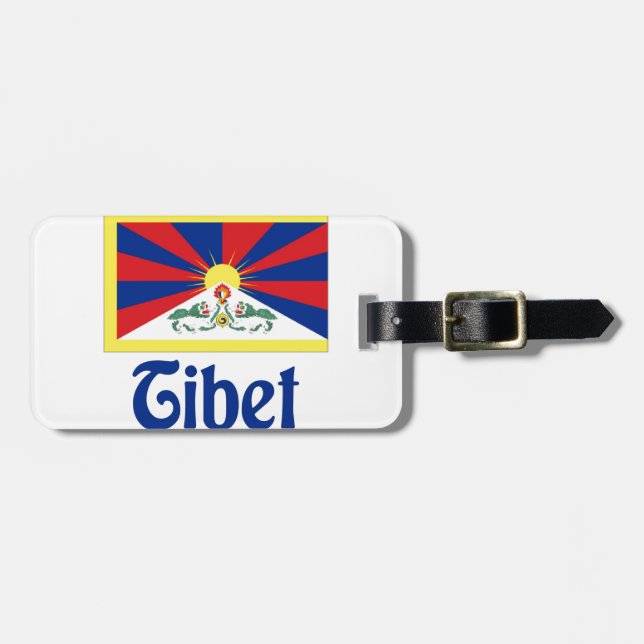 Tibet Luggage Tag (Front Horizontal)