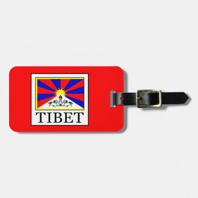 Tibet Luggage Tag (Front Horizontal)