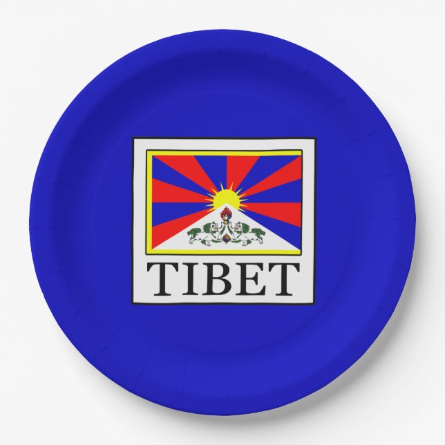 Tibet Paper Plate (Front)