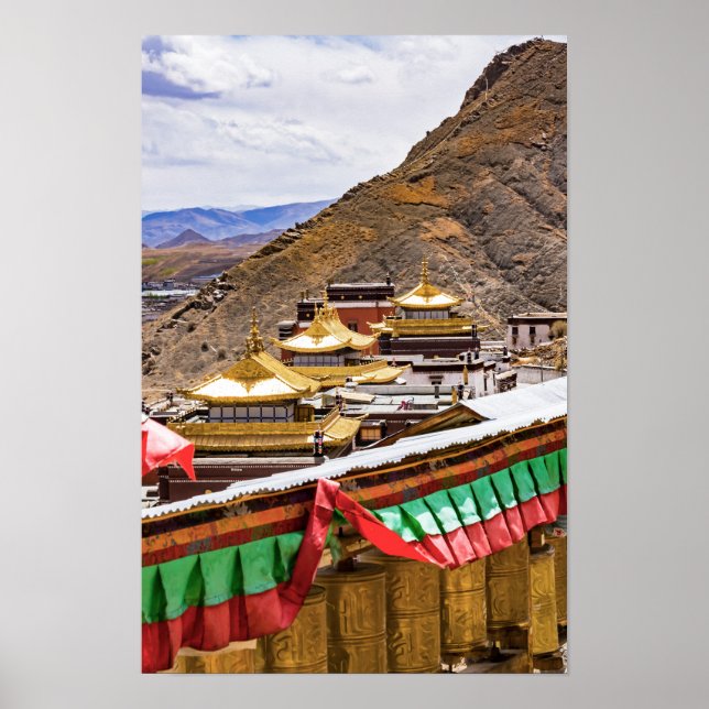 Tibet, Shigatse - Tashilumpo Monastery Poster (Front)