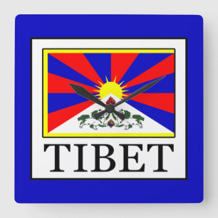 Tibet Square Wall Clock