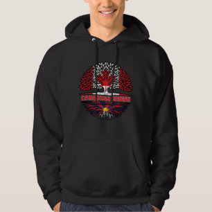 Tibet Tibetan Canadian Canada Tree Roots Flag Hoodie