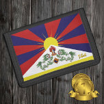 Tibet wallet, Tibetan Flag patriot / Buddhism Trifold Wallet<br><div class="desc">Patriotic Tibetan Flag wallet & Tibet fashion for Tibetans,  Buddhist practitioners - love my country,  meditation,  travel,  patriots / Buddhism</div>