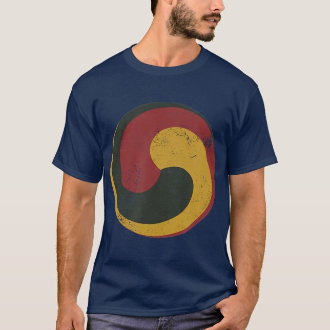 Tibetan Bon Buddhist Gankyil Symbol T-Shirt (Front)