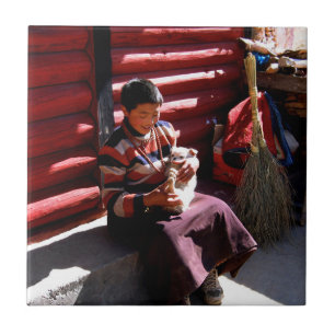 Tibetan Boy Tile