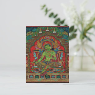 Tibetan Buddhism Green Tara Postcard