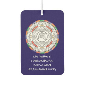 Tibetan Buddhism Parnashavari Protection Amulet Car Air Freshener