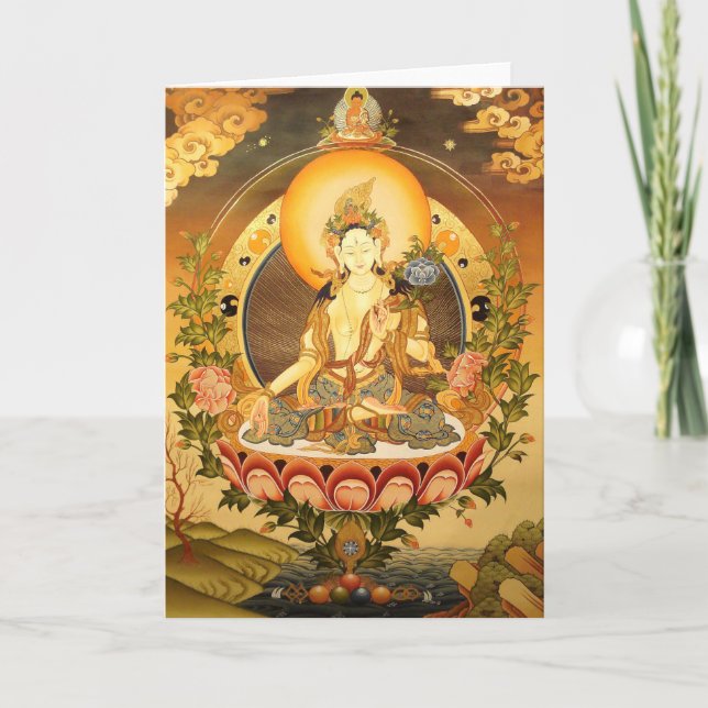 Tibetan Buddhist Art Card (Front)