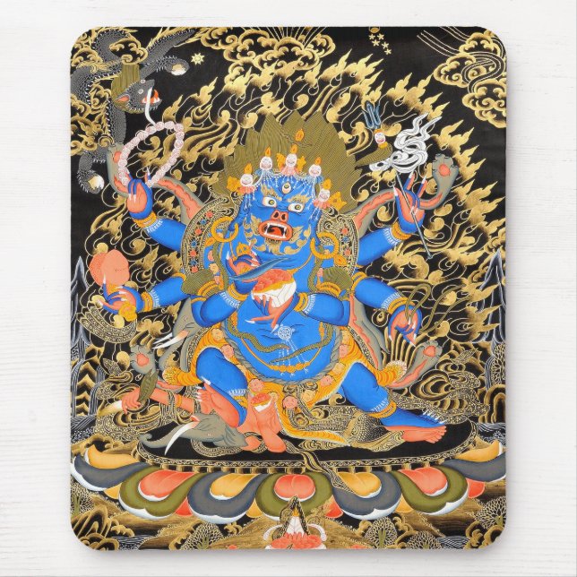 Tibetan Buddhist Art Mouse Pad (Front)