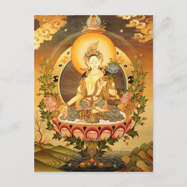 Tibetan Buddhist Art Postcard (Front)
