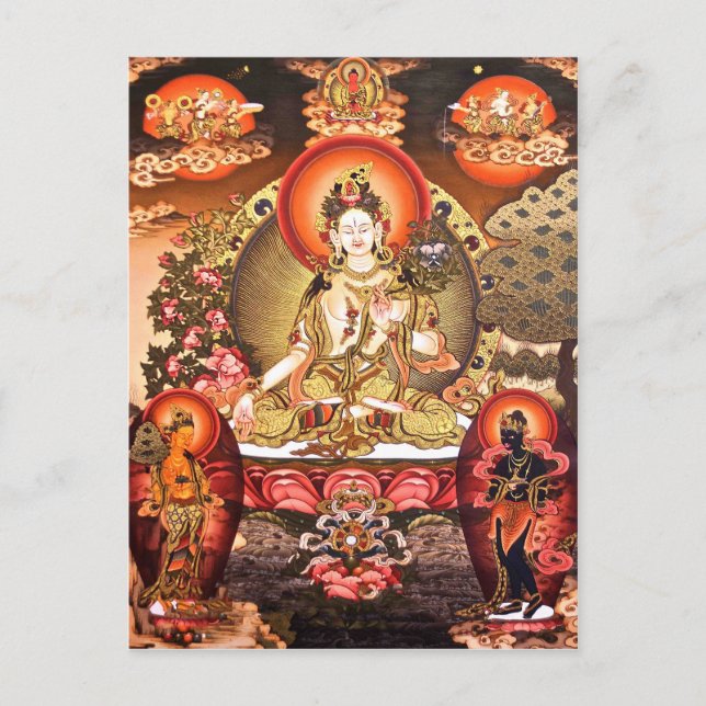Tibetan Buddhist Art Postcard (Front)