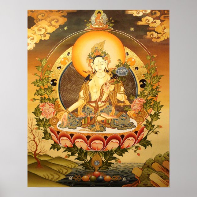 Tibetan Buddhist Art Poster (Front)