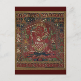 Tibetan Buddhist Rakta Yamari Deity Postcard