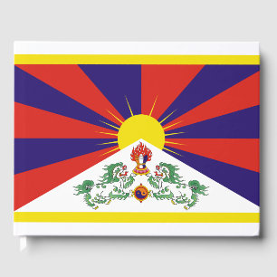 Tibetan Flag Guest Book