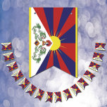 Tibetan Flag & Party Tibet Banners / Weddings<br><div class="desc">Bunting / Party Flags: Tibet & Tibetan Flag party fashion - weddings,  birhday,  celebrations - love my country,  travel,  national patriots / sports fans</div>