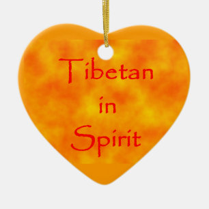 Tibetan in Spirit-heart ornament