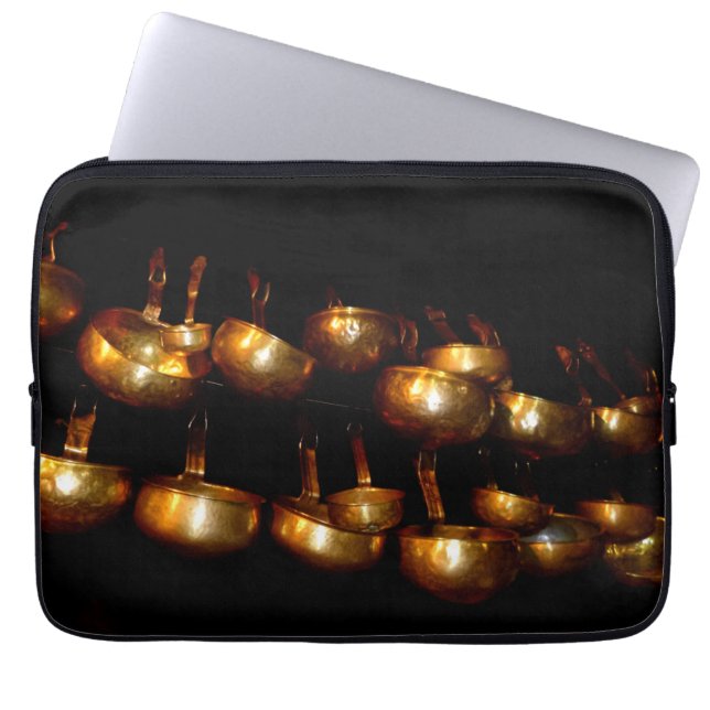 Tibetan Ladle Laptop Sleeve (Front)