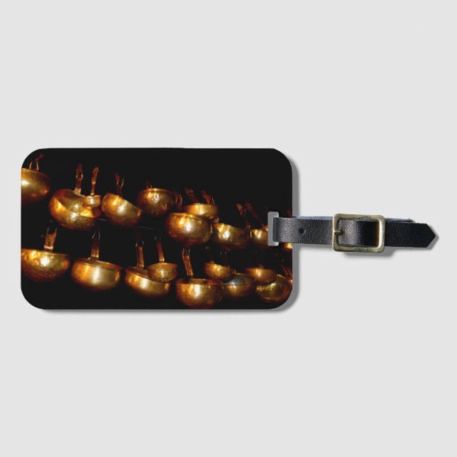Tibetan Ladle Luggage Tag (Front Horizontal)