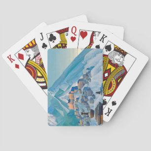 Tibetan Landscape in the Himalaya Mountain Peaks Playing Cards