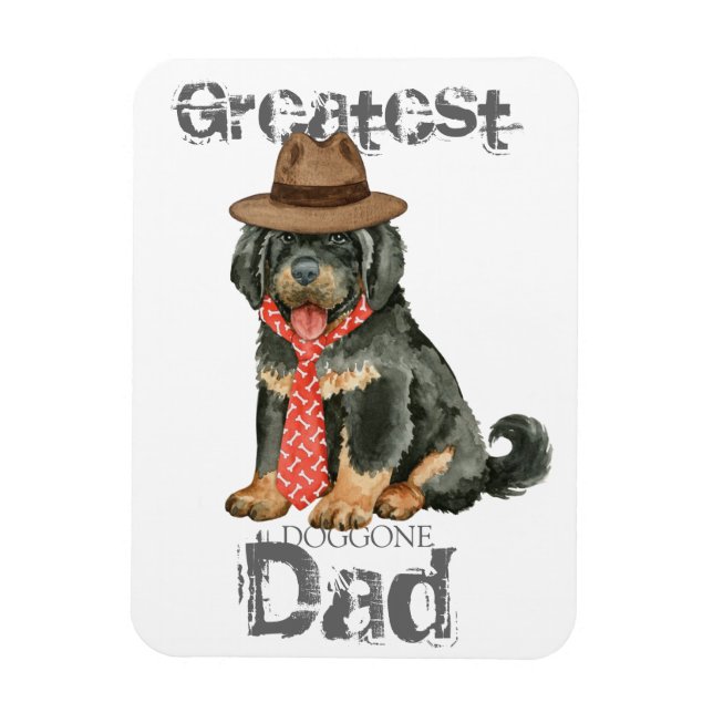 Tibetan Mastiff Dad Magnet (Vertical)