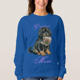 Tibetan Mastiff Heart Mum Long Sleeve T-Shirt Sweatshirt