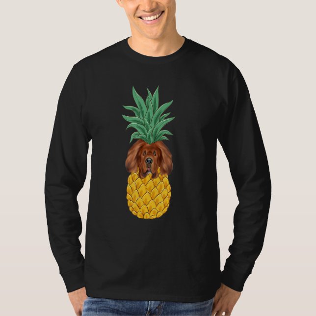 Tibetan Mastiff Pineapple Dog T-Shirt (Front)