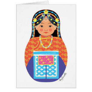 Tibetan Matryoshka Card