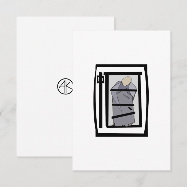 TIBETAN MONK THANK YOU CARD (Front/Back)