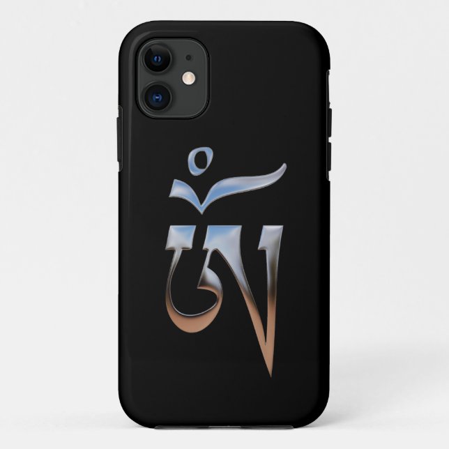 Tibetan Om Case-Mate iPhone Case (Back)