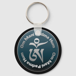 Tibetan Om Stitch Key Ring