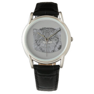 Tibetan Pallas Cat Wild Animals Wristwatch