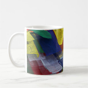 Tibetan Prayer Flags At Boudhanath Stupa Nepal Coffee Mug