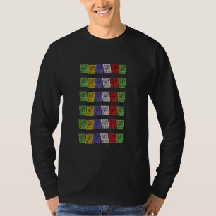 Tibetan Prayer Flags In Nepal Buddhism T-Shirt