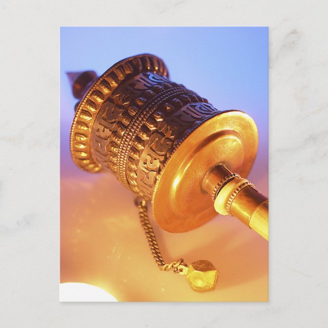 Tibetan Prayer Wheel Postcard (Front)