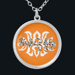 Tibetan Six True Word Mantra/Om Ma Ni Pad Me Hum Silver Plated Necklace<br><div class="desc">Beautiful meaningful Tibetan Buddhism Gift with Blessings in all manners. The great six true words: Om Ma Ni Pad Me Hum is the most common mantra in Tibet, recited by Buddhists, painted or carved on rocks, prayer wheels, or yak skulls and seen around Tibet very commonly. According to Tibetan culture,...</div>